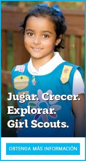 Jugár. Crecer. Explorar. Girl Scouts. OBTENGA MΆS INFORMACIÓN