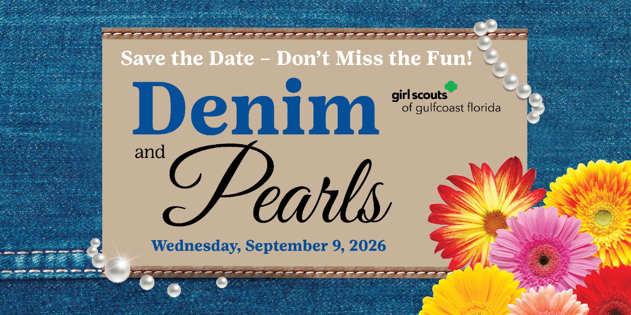Save the Date - Denim and Pearls